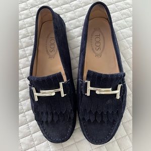 Womens TOD'S | Round Toe Casual Style Suede Plain Party Style